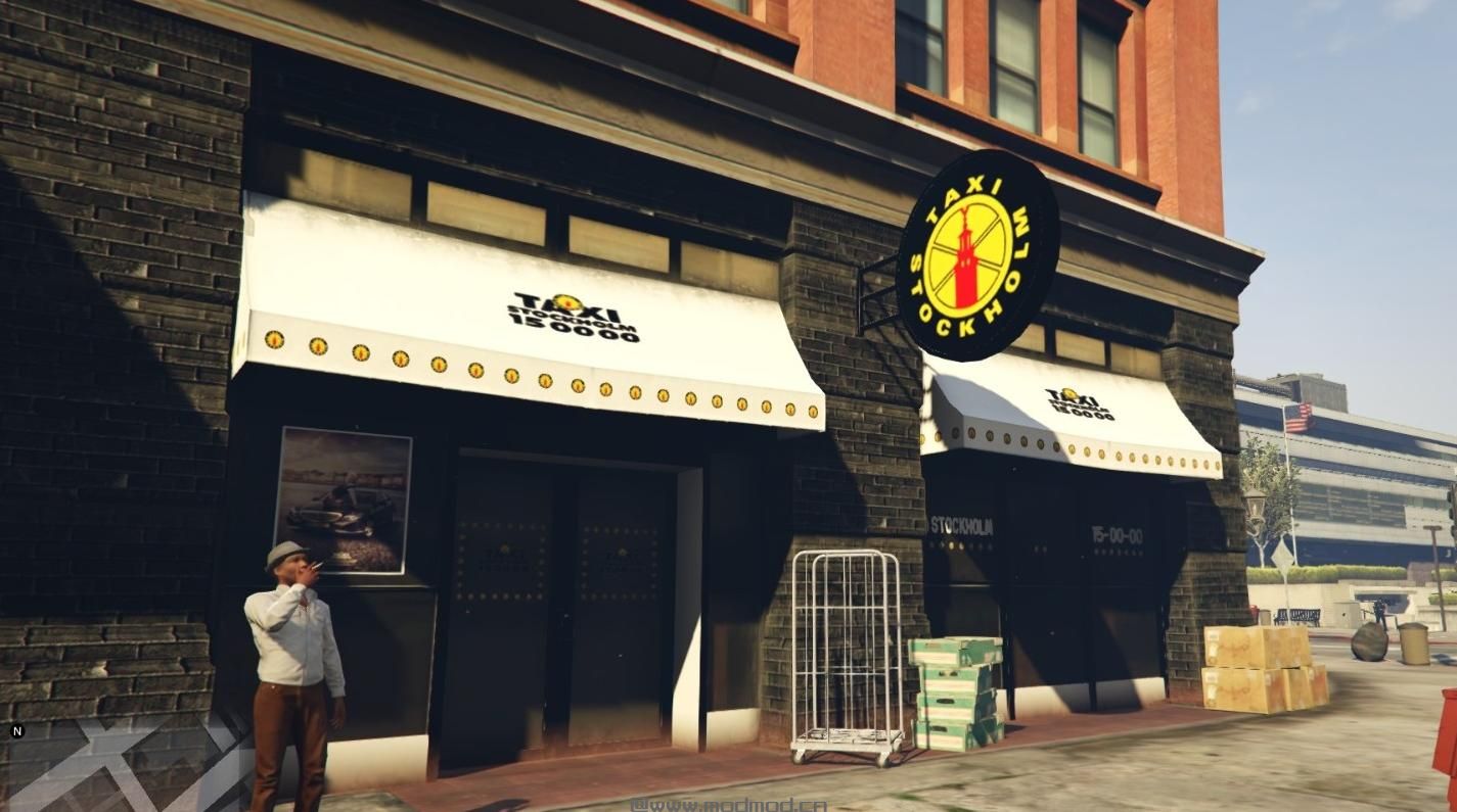 侠盗猎车手5MOD [Swedish] Taxi Stockholm