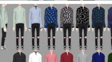 模拟人生4MOD 韩式男装03