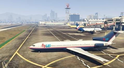 侠盗猎车手5MOD FlyUS Boeing 727 Skin