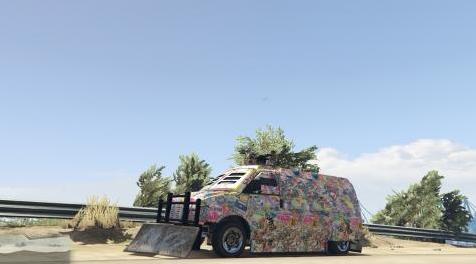 侠盗猎车手5MOD Stickerbomb Camo for After Hours Vehicles