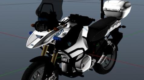 侠盗猎车手5MOD BMW GS 1200 - Danish police offroad