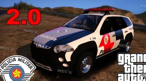 侠盗猎车手5MOD Fiat Palio Weekend Locker 2013 PMESP [ELS]