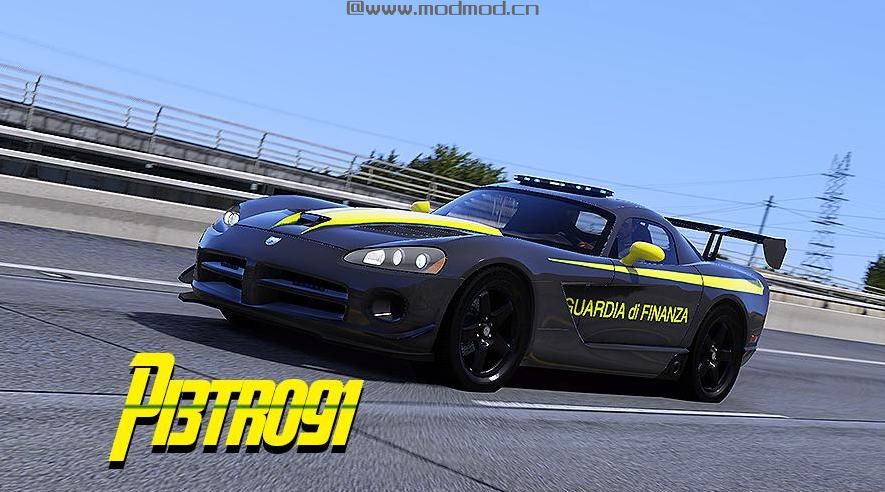 侠盗猎车手5MOD Dodge Viper - Guardia di Finanza