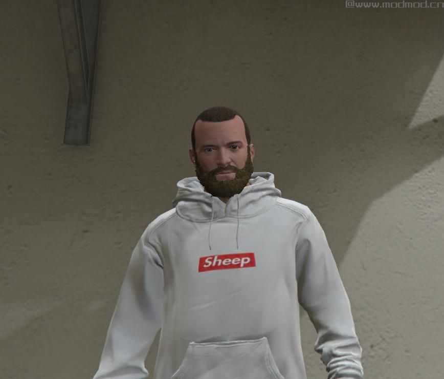 侠盗猎车手5MOD New beard for michael