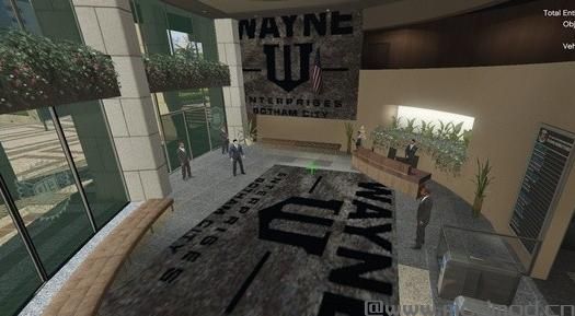 侠盗猎车手5MOD Wayne Tower( WITH LUCIUS FOX STORAGE ROOM)