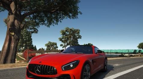 侠盗猎车手5MOD Realistic handling for Mercedes-Benz AMG GT-Top Speed 318kmh