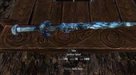 上古卷轴5：重置版MOD Earthice Sword SE