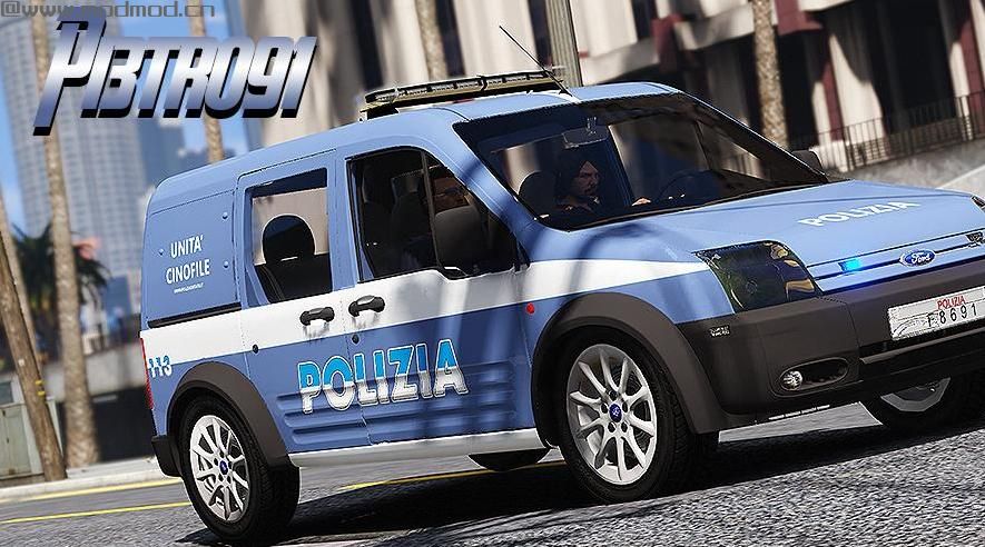 侠盗猎车手5MOD Ford Connect - Unit&agrave; Cinofile