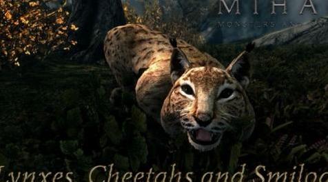 上古卷轴5：天际MOD 猞猁、猎豹和剑齿虎MOD