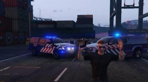 侠盗猎车手5MOD Ford Ranger Koninklijke Marechaussee (KMar)