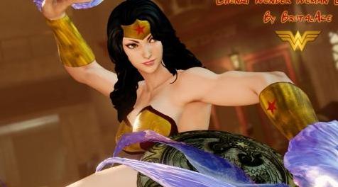 街头霸王5MOD  Chunli Wonder Woman Cosplay