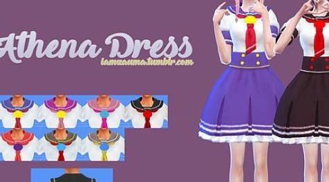 模拟人生4MOD [ZaumaTS4] Athena-SailorDress-f