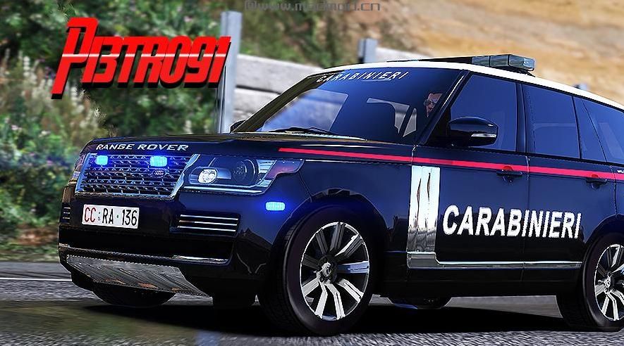 侠盗猎车手5MOD 2014 Range Rover Vogue - Carabinieri