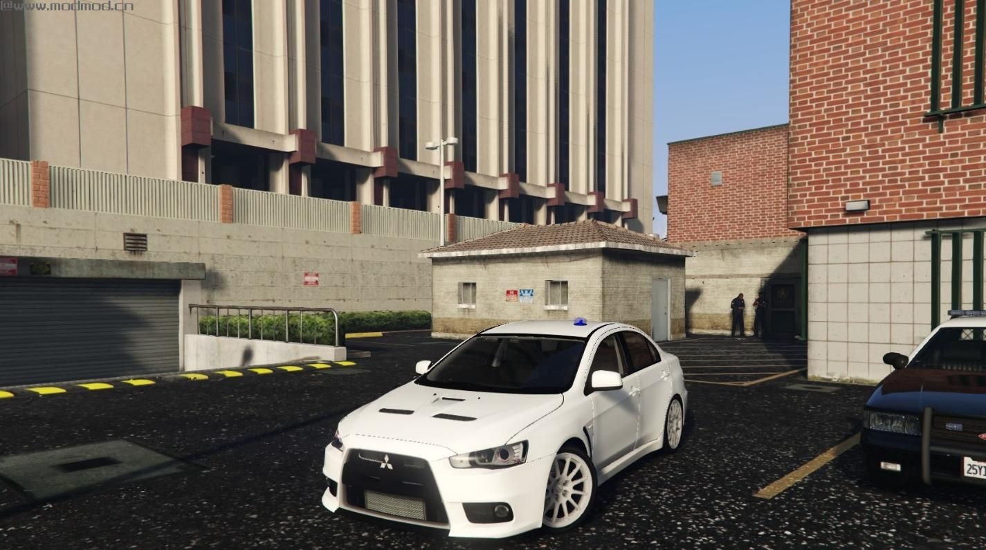 侠盗猎车手5MOD Mitsubishi Lancer Evolution X Kriminalpolizei