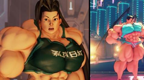 街头霸王5MOD Sporty Ibuki Muscle Mod Commission