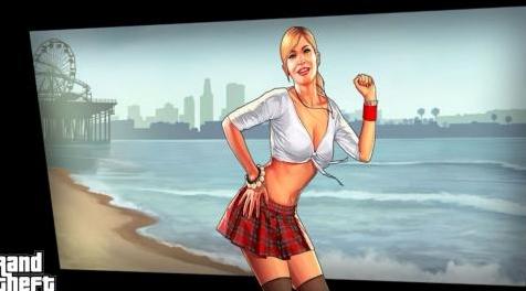 侠盗猎车手5MOD Tracy on Startup Loading Screen