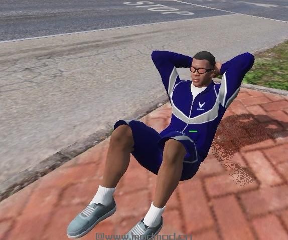 侠盗猎车手5MOD Franklin USAF Training Jacket - US AIR FORCE