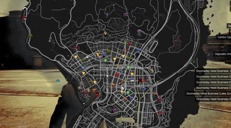 侠盗猎车手5MOD  AddBlips + GPS Colour