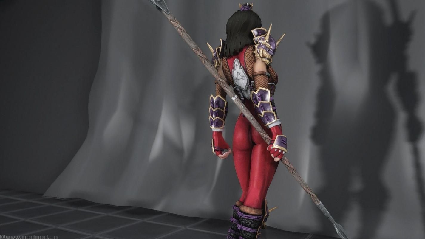 上古卷轴5：天际MOD Hunter of Darkness (Taki Armor)，邪鬼猎人服装+bs