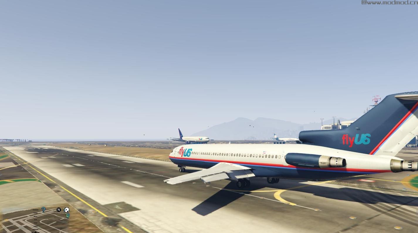 侠盗猎车手5MOD FlyUS Boeing 727 Skin