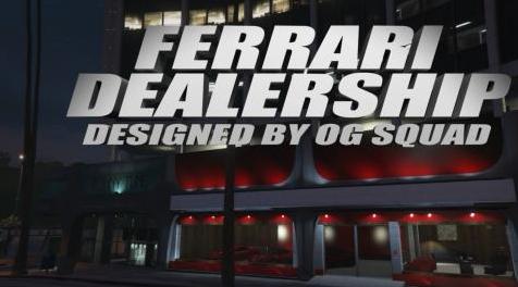 侠盗猎车手5MOD  OG Ferrari Dealership