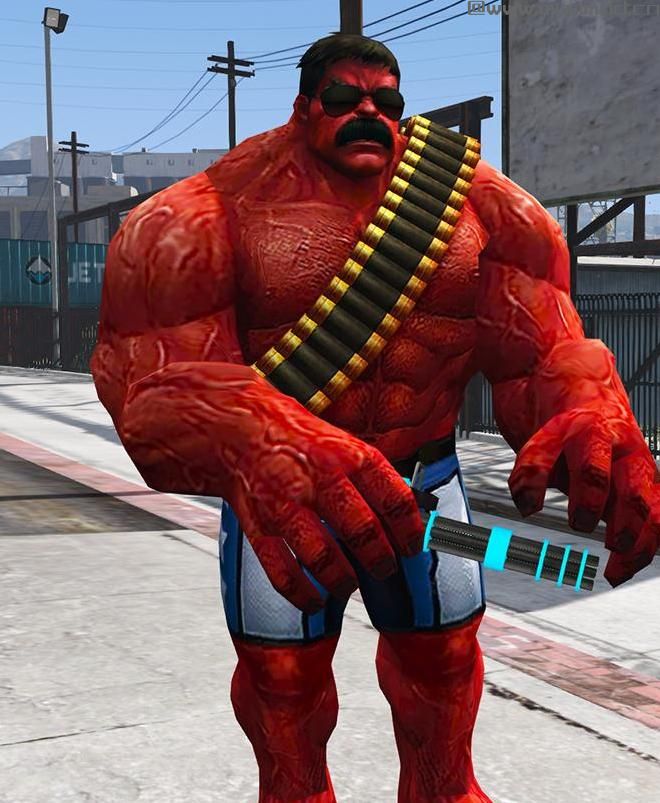 侠盗猎车手5MOD Red HULK