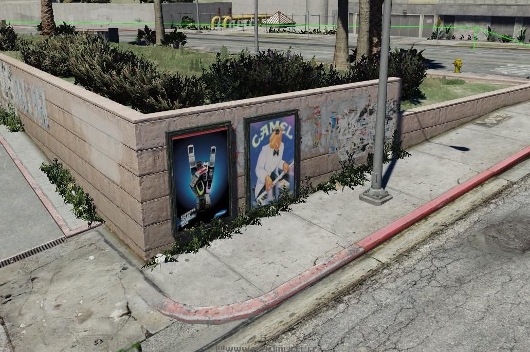 侠盗猎车手5MOD Real-Life Animated Advertisements