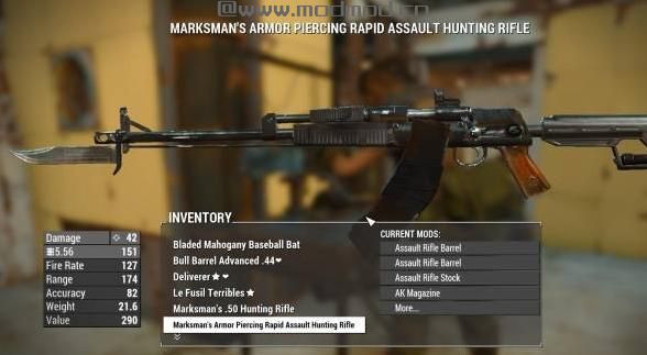 辐射4MOD 原版武器重制扩展包 Extended weapon modsV1.7