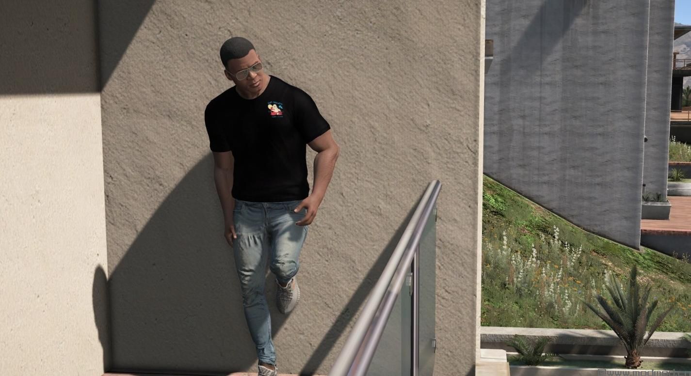 侠盗猎车手5MOD Riot Society Buddha Tee