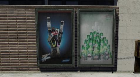 侠盗猎车手5MOD Real-Life Animated Advertisements