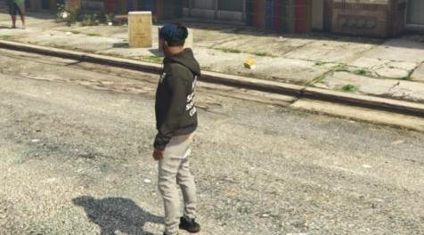 侠盗猎车手5MOD Adidas Yeezy 350 Boost V2 Oreo