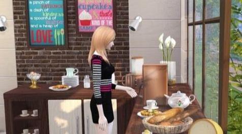 模拟人生4MOD  Home Cafeteria-厨房用品
