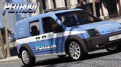 侠盗猎车手5MOD Ford Connect - Unit&agrave; Cinofile