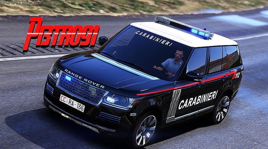 侠盗猎车手5MOD 2014 Range Rover Vogue - Carabinieri