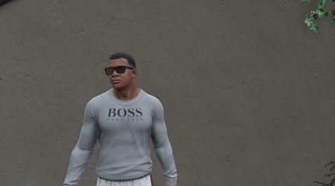 侠盗猎车手5MOD Hugo Boss Grey - plaxor