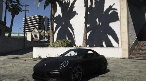 侠盗猎车手5MOD Realistic handling for Porsche 911 Turbo S-Top Speed 330kmh