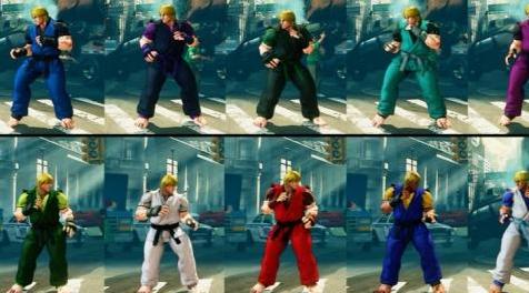 街头霸王5MOD SFV Fusion Set Ken