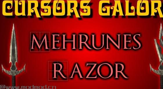 上古卷轴5：重置版MOD Cursors Galore Animated Mehrunes Razor SE