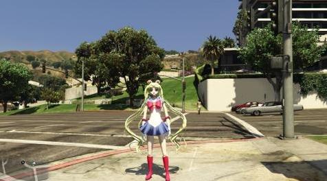 侠盗猎车手5MOD Sailor Moon