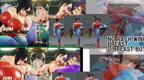 街头霸王5MOD SF5 Juri Lilith Body Mod