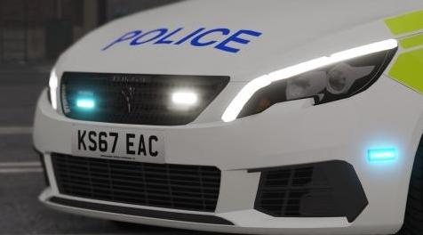 侠盗猎车手5MOD Peugeot 308 Greater Manchester Police [ELS]