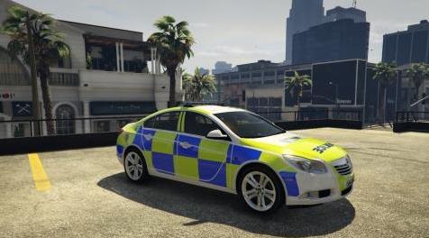侠盗猎车手5MOD British Police Vauxhall Insignia
