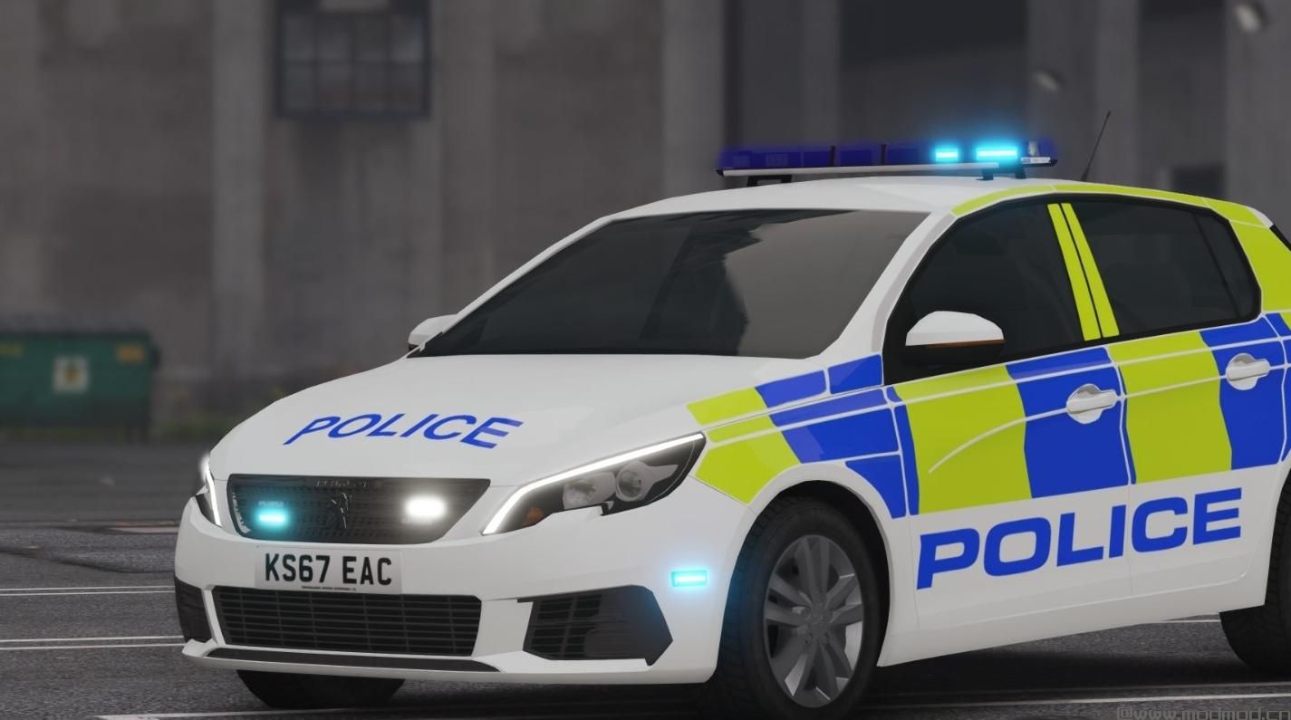 侠盗猎车手5MOD Peugeot 308 Greater Manchester Police [ELS]
