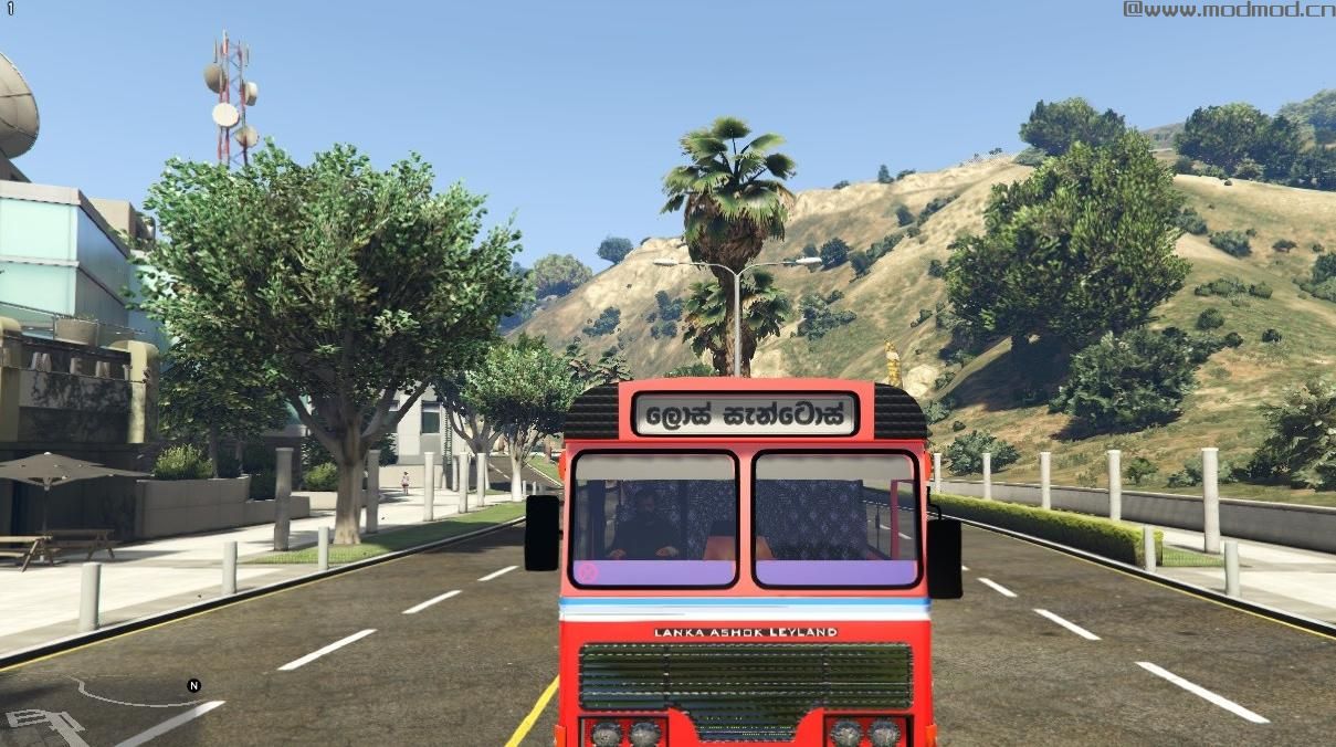 侠盗猎车手5MOD CTB (Sri Lankan) Bus - ශ්&zwj;රී.ලං.ග.ම බස් රථය