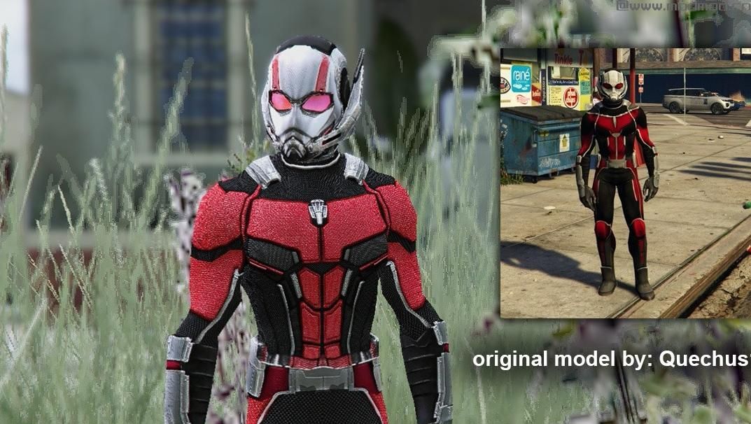 侠盗猎车手5MOD Ant-Man and the Wasp Suit Texture