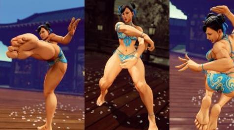 街头霸王5MOD Chun-Li Vacation Barefoot