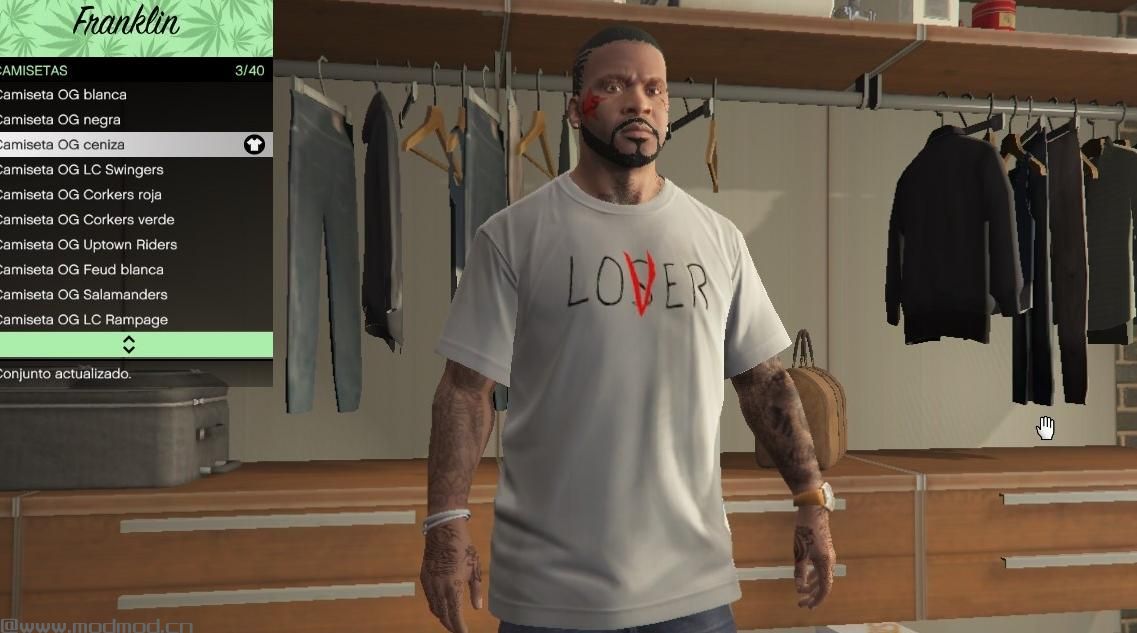 侠盗猎车手5MOD Lover Loser T-Shirt/Camiseta Lover Loser