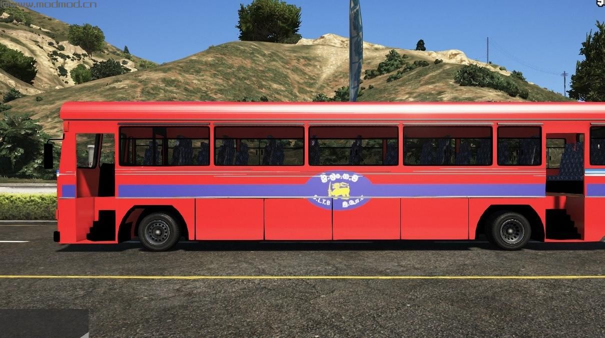 侠盗猎车手5MOD CTB (Sri Lankan) Bus - ශ්&zwj;රී.ලං.ග.ම බස් රථය