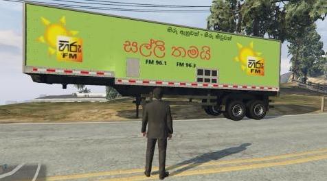 侠盗猎车手5MOD Sri lankan Hiru FM Truck Trailer