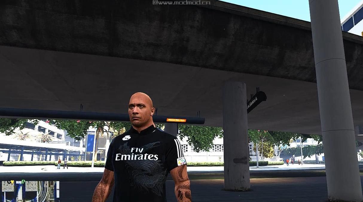 侠盗猎车手5MOD REAL MADRID T-SHIRT V-8.0